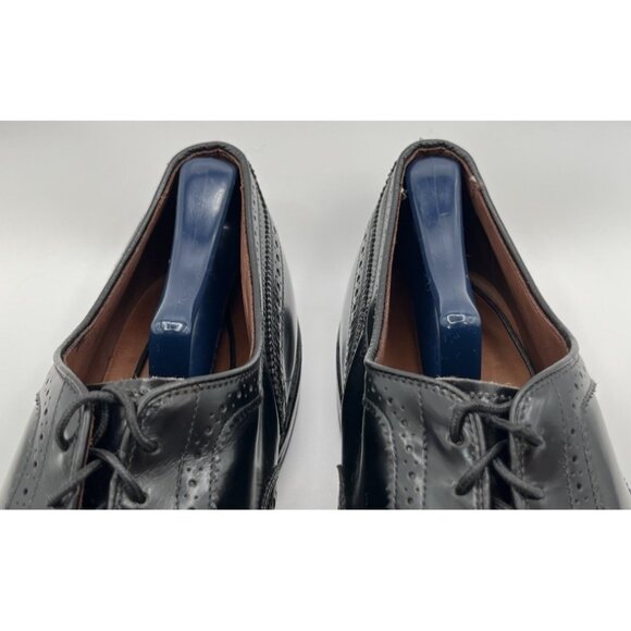 Allen Edmonds McAllister Oxford Wingtip Brogue Black Leather Shoes Size 15AA